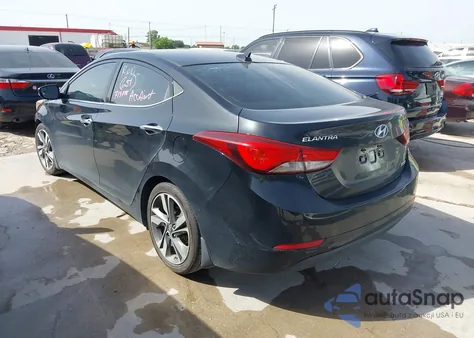2015 Hyundai Elantra Se from USA, damaged, VIN KMHDH4AEXFU388041